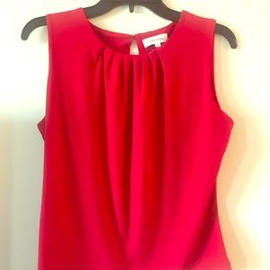 Calvin Klein Red sleeveless top
